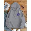 imageSweatyRocks Womens Letter Graphic Drawstring Hoodies Long Sleeve Thermal Pullovers SweatshirtsGrey Letter