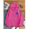 imageSweatyRocks Womens Letter Graphic Drawstring Hoodies Long Sleeve Thermal Pullovers SweatshirtsPink Letter