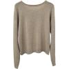 imageSweatyRocks Womens Light Weight Cardigan Round Neck Long Sleeve Button Down Sweaters KnitwearApricot