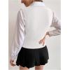 imageSweatyRocks Womens Sweater Vest V Neck Slim Fit Sleeveless Cable Knit TopsWhite