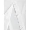 imageSweatyRocks Womens Button Down Long Sleeve Shirts Collar Office Work Blouse TopsWhite