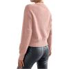 imageSweatyRocks Womens Cute Heart Sweater Crewneck Long Sleeve Knitted Pullover TopsPink