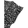 imageSweatyRocks Womens 2 Piece Boho Butterfly Sleeve Knot Front Crop Top with Shorts SetBlack White