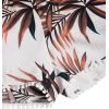 imageSweatyRocks Womens 2 Piece Boho Butterfly Sleeve Knot Front Crop Top with Shorts SetTropical White