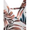 imageSweatyRocks Womens 2 Piece Boho Butterfly Sleeve Knot Front Crop Top with Shorts SetTropical White