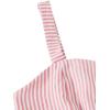 imageSweatyRocks Womens 2 Piece Outfits Summer Sleeveless Tie Back Crop Cami Top and Shorts SetPink