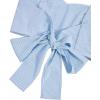 imageSweatyRocks Womens 2 Piece Outfits Summer Sleeveless Tie Back Crop Cami Top and Shorts SetTeal Blue