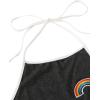 imageSweatyRocks Womens 2 Piece Set Halter Crop Top and Shorts SetDeep Grey