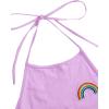 imageSweatyRocks Womens 2 Piece Set Halter Crop Top and Shorts SetPurple