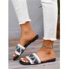 imageSweatyRocks Womens Heart Open Toe Flat Sandals Y2k Slip On Outdoor Trendy Slide SandalsBlack