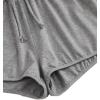 imageSweatyRocks Womens Suit Two Piece Outfits Sleeveless Crop Cami Top and Shorts SetGrey2