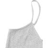 imageSweatyRocks Womens Suit Two Piece Outfits Sleeveless Crop Cami Top and Shorts SetGrey4
