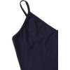 imageSweatyRocks Womens Suit Two Piece Outfits Sleeveless Crop Cami Top and Shorts SetNavy