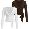 Brown and White