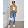 imageSweatyRocks Womens Casual Long Sleeve Solid Zip Up Coat Crop Bomber JacketSolid Khaki