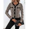 imageSweatyRocks Womens Elegant Button Down Soft Knit Cardigan Cropped Sweaters Jacket with PocketsApricot