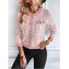 imageSweatyRocks Womens Elegant Button Down Soft Knit Cardigan Cropped Sweaters Jacket with PocketsPink