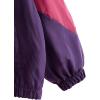 imageSweatyRocks Womens Zip Up Color Block Lightweight Jacket Patchwork Sport Windbreaker Jacket Coat OuterwearGreen Purple