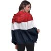 imageSweatyRocks Womens Zip Up Color Block Lightweight Jacket Patchwork Sport Windbreaker Jacket Coat OuterwearRed and White