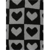 imageSweatyRocks Womens Sleeveless V Neck Knit Sweater Vest Houndstooth Crop Tank TopBlack and Grey
