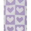 imageSweatyRocks Womens Sleeveless V Neck Knit Sweater Vest Houndstooth Crop Tank TopMauve Purple