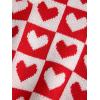imageSweatyRocks Womens Sleeveless V Neck Knit Sweater Vest Houndstooth Crop Tank TopRed