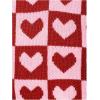 imageSweatyRocks Womens Sleeveless V Neck Knit Sweater Vest Houndstooth Crop Tank TopRed and Pink