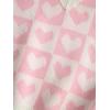 imageSweatyRocks Womens Sleeveless V Neck Knit Sweater Vest Houndstooth Crop Tank TopSolid Pink