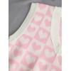 imageSweatyRocks Womens Sleeveless V Neck Knit Sweater Vest Houndstooth Crop Tank TopSolid Pink