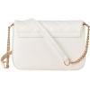 imageSweatyRocks Girls PU Leather Chain Strap Crossbody Bag Metal Decor Flap Wallet Mini Square Bag White OneSizeWhite