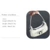 imageSweatyRocks Womens Casual Pattern Y2K Flap Handle Shoulder Bag Mini Chain Handbags PursesWhite