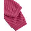imageSweatyRocks Womens Long Sleeve Button Front V Neck Soft Knit Cardigan SweatersBright Pink