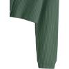 imageSweatyRocks Womens Long Sleeve Button Front V Neck Soft Knit Cardigan SweatersDark Green