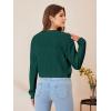 imageSweatyRocks Womens Long Sleeve Button Front V Neck Soft Knit Cardigan SweatersDeep Green