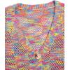 imageSweatyRocks Womens Long Sleeve Button Front V Neck Soft Knit Cardigan SweatersMulticolor