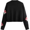 imageSweatyRocks Womens Long Sleeve Button Front V Neck Soft Knit Cardigan SweatersMushroom Black