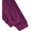 imageSweatyRocks Womens Long Sleeve Button Front V Neck Soft Knit Cardigan SweatersPlain Purple