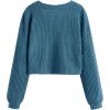 imageSweatyRocks Womens Long Sleeve Button Front V Neck Soft Knit Cardigan SweatersRoyal Blue