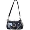 imageSweatyRocks Womens Casual Pattern Y2K Flap Handle Shoulder Bag Mini Chain Handbags PursesBlack