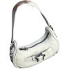 imageSweatyRocks Womens Casual Pattern Y2K Flap Handle Shoulder Bag Mini Chain Handbags PursesWhite