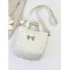 imageSweatyRocks Womens Bucket Bag Bow Shoulder Bag Crossbody Handbag Handle Satchel PurseBeige