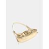 imageSweatyRocks Womens Buckle Leather Crocodile Embossed Zipper Handbag Shoulder Bag with Adjustable StrapGold