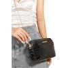 imageSweatyRocks Womens Crocodile Pattern Small Crossbody Handbag PU Leather Square Bag with Zipper ClosureBlack