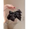 imageSweatyRocks Womens Cute Bow Decor Clutch Purse Evening Handbag Prom Crossbody BagsBlack