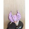 imageSweatyRocks Womens Elegant Clutch Purse Pearl Strap Shoulder Handbag Small Leather Ruched BagMauve Purple
