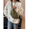 imageSweatyRocks Womens Fanny Packs Waist Pack Lightweight Crossbody Belt Bag Adjustable Strap Running Zipper Bags Green OneSizeGreen