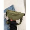 imageSweatyRocks Womens Fanny Packs Waist Pack Lightweight Crossbody Belt Bag Adjustable Strap Running Zipper Bags Green OneSizeGreen