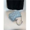 imageSweatyRocks Womens Floral Pattern Chain Strap Shoulder Bags Casual Hobo Hand Bag Clutch PurseBlue