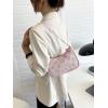 imageSweatyRocks Womens Floral Pattern Chain Strap Shoulder Bags Casual Hobo Hand Bag Clutch PursePink