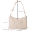 imageSweatyRocks Womens Hobo Purse Checkered Zip Up Shoulder Bag Casual HandbagBeige